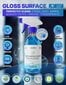 Nanoteqa stikla un spīdīgu virsmu tīrīšanas līdzeklis, Gloss Surface Cleaner, 500ml cena un informācija | Tīrīšanas līdzekļi | 220.lv