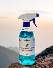 Nanoteqa stikla un spīdīgu virsmu tīrīšanas līdzeklis, Gloss Surface Cleaner, 500ml цена и информация | Чистящие средства | 220.lv