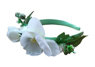 Matu stīpiņa ar ziediem Initasworks cena un informācija | Matu aksesuāri | 220.lv