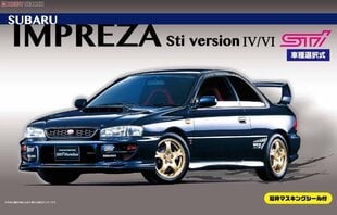 Līmējamais modelis Fujimi ID-99 Subaru Impreza Sti ver IV/VI w/Window Masking Seal 47522 1/24 цена и информация | Склеиваемые модели | 220.lv