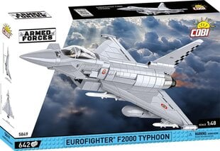 Konstruktors Iznīcinātājs Cobi Eurofighter Typhoon 5849, 642 d. cena un informācija | Konstruktori | 220.lv