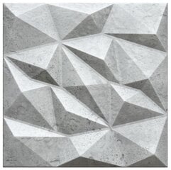 3D griestu un sienu paneļi Deccart Brylant, 50x50 cm, 8 gab., pelēks cena un informācija | Griestu, sienu dekoru elementi | 220.lv
