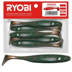 Мягкая приманка Scented Ryobi Minnow 93мм CN001 5шт цена и информация | Воблеры, приманки, блесны | 220.lv