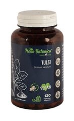 Uztura bagātinātājs Hello Botanica Tulsi, 120 kapsulas цена и информация | Добавки для восстановления | 220.lv