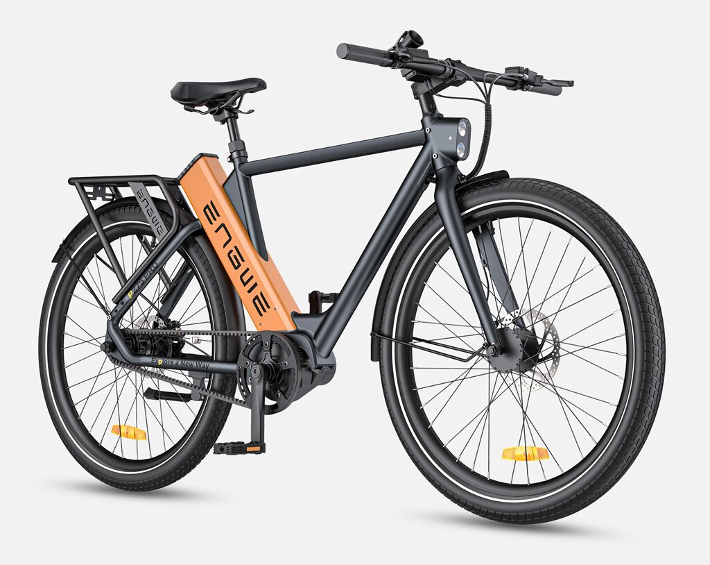 Elektriskais velosipēds Engwe P275 Pro, 27.5", melns/oranžs cena un informācija | Elektrovelosipēdi | 220.lv