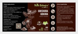 Uztura bagātinātājs Hello Botanica Gokshura Tribulus, 60 kapsulas cena un informācija | Testosterona veicinātāji | 220.lv
