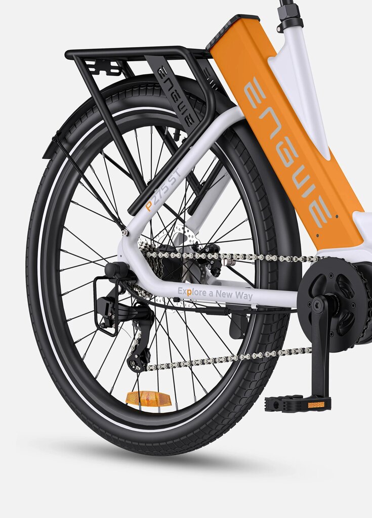 Elektriskais velosipēds Engwe P275 ST, 27.5", balts/oranžs cena un informācija | Elektrovelosipēdi | 220.lv