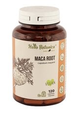 Uztura pagātinātājs Hello Botanica Maka sakne, 120 kapsulas cena un informācija | Vitamīni, preparāti, uztura bagātinātāji labsajūtai | 220.lv