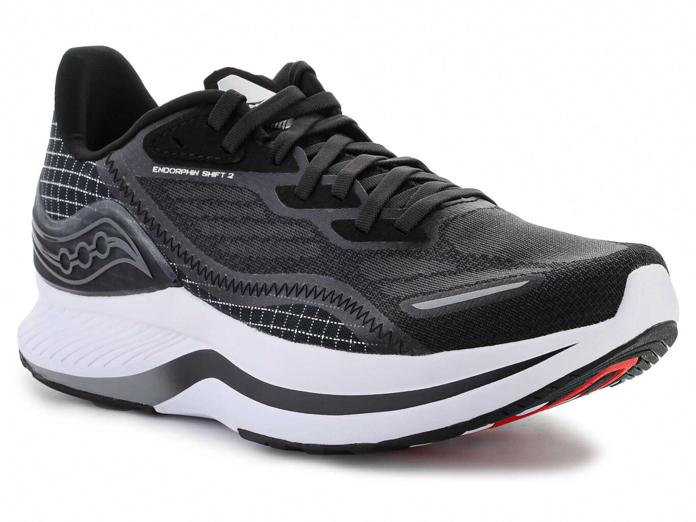 Sporta apavi vīriešiem Saucony Endorphin Shift 2, melni цена и информация | Sporta apavi vīriešiem | 220.lv