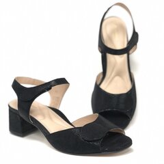 Широкие летние женские туфли PieSanto, чёрные цена и информация | Женские босоножки | 220.lv