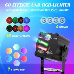 Stroboskops ar tālvadības pulti Walliebe Mini RGB цена и информация | Праздничные декорации | 220.lv