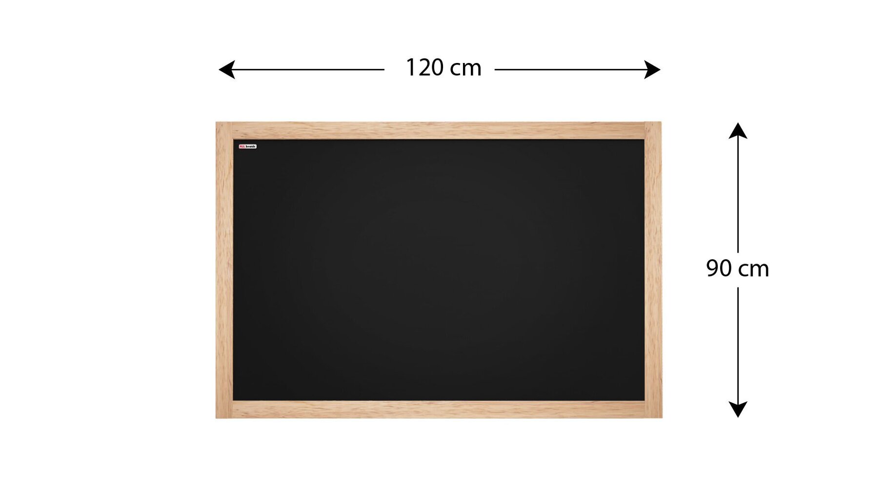 Krīta tāfele, 120x90cm cena un informācija | Kancelejas preces | 220.lv