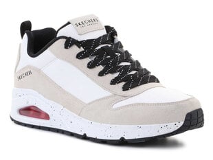 Brīvā laika apavi vīriešiem Skechers 232153-WBK, balti цена и информация | Кроссовки мужские | 220.lv