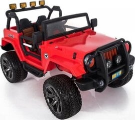 Divvietīgs bērnu elektromobilis Jeep WXE1688, sarkans cena un informācija | Bērnu elektroauto | 220.lv