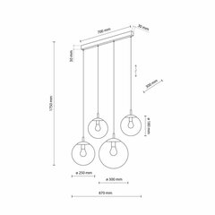 TK Lighting подвесной светильник Esme Mix 4795 цена и информация | Люстры | 220.lv