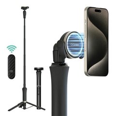 Araree Selfie Stick Bluetooth Magfie Pod Pro czarny|black MagSafe Tripod AR60-01909A цена и информация | Моноподы для селфи («Selfie sticks») | 220.lv