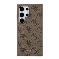 Guess GUHCS24SG4GFGR S24 S921 czarny|black hardcase 4G Metal Gold Logo цена и информация | Чехлы для телефонов | 220.lv