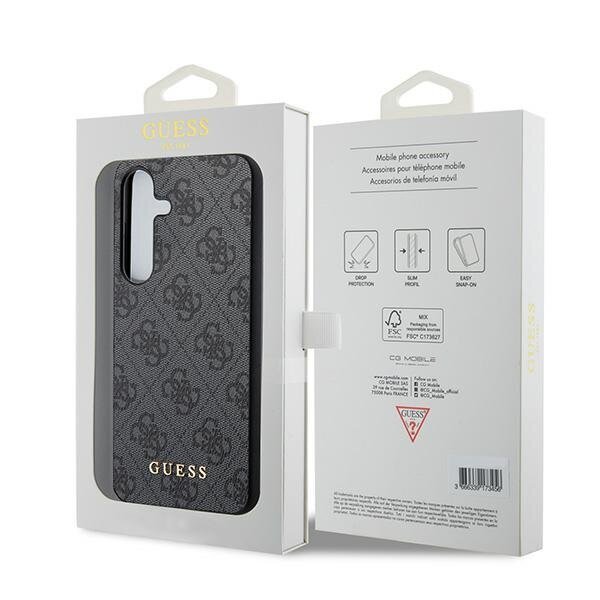 Guess 4G Metal Gold Logo Hardcase cena un informācija | Telefonu vāciņi, maciņi | 220.lv