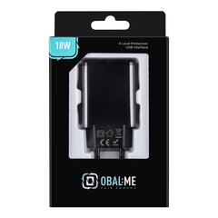 OBAL:ME Wall Charger USB-A 10W + USB-A|Lightning Cable 1m White цена и информация | Зарядные устройства для телефонов | 220.lv