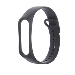Silicone band for Xiaomi Mi Band 8 black цена и информация | Аксессуары для смарт-часов и браслетов | 220.lv