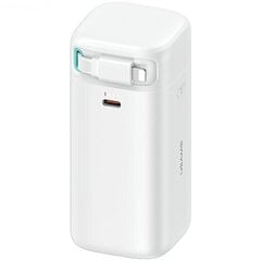 USAMS Powerbank ze zwijanym kablem Lightning 18000 mAh PD45W Fast Charge XMF Series biały|white 20KCD21702 (US-CD217) цена и информация | Зарядные устройства Power bank | 220.lv