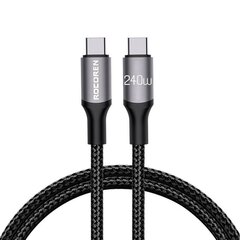 Fast Charging cable Rocoren USB-C to USB-C Retro Series 2m 240W (grey) цена и информация | Кабели для телефонов | 220.lv