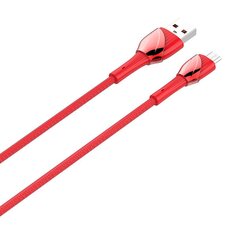 LDNIO LS662 USB - Micro USB 2m, 30W Cable (Red) цена и информация | Кабели для телефонов | 220.lv