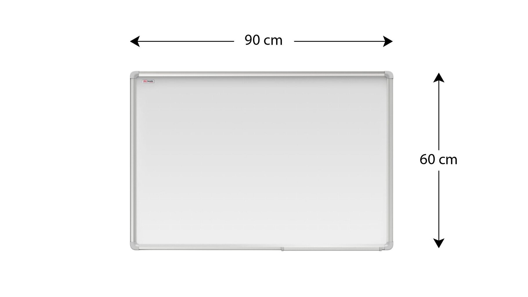 Magnētiskā tāfele Allboards, 90x60 cm cena un informācija | Kancelejas preces | 220.lv