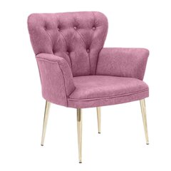 Krēsls Asir Paris Gold Metal, rozā цена и информация | Кресла в гостиную | 220.lv