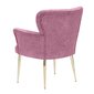 Krēsls Asir Paris Gold Metal, rozā cena un informācija | Atpūtas krēsli | 220.lv