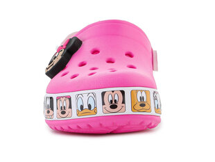 Čības meitenēm Crocs FL Minnie Mouse, rozā cena un informācija | Bērnu čības, maiņas apavi | 220.lv