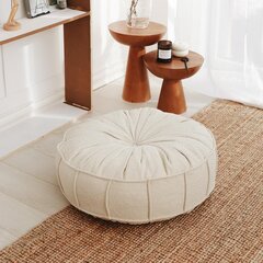 Подушка для пола Atelier Del Sofa Vintage Teddy, белая цена и информация | Кресла-мешки и пуфы | 220.lv