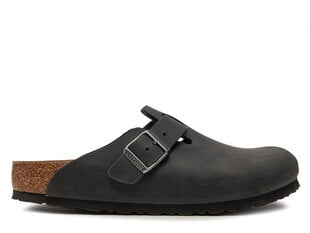 Boston fl regular birkenstock 0059461 moterims juoda women's black 0059461 цена и информация | Мужские шлепанцы, босоножки | 220.lv