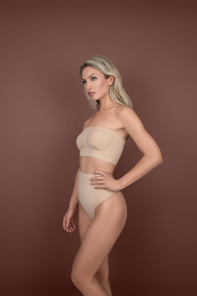 Formējošas biksītes sievietēm Bye Bra Soft Touch Thong BB2050, bēšas cena un informācija | Koriģējošā veļa | 220.lv