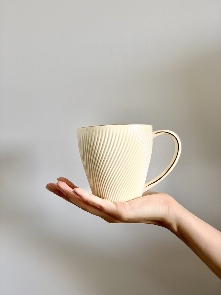 Porcelāna krūze, 430 ml cena un informācija | Glāzes, krūzes, karafes | 220.lv