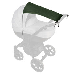 Cолнцезащитный козырек BabyColors, зелёный цена и информация | Аксессуары для колясок | 220.lv