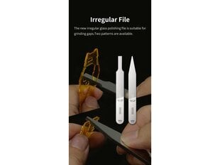 DSPIAE - SF-17 Irregular Glass Mirror Polishing File (Надфиль), DS56830 цена и информация | Механические инструменты | 220.lv