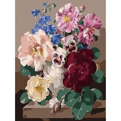 Glezniecība pēc cipariem Art&Wine Bouquet, 40x50 cm cena un informācija | Gleznas pēc numuriem | 220.lv