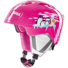 Slēpošanas ķivere Uvex Manic Penguin, rozā цена и информация | Лыжные шлемы | 220.lv