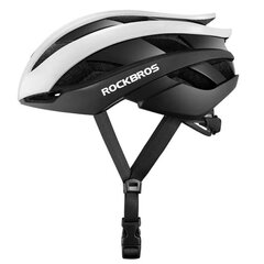 Rockbros 10110004002 bicycle helmet, size M - white and black цена и информация | Шлемы | 220.lv