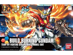 Figūriņa Bandai Hgbf Build Burning Gundam Team Try Fighters Sekai Kamiki's Mobile Suit, 1/144, 60373 cena un informācija | Konstruktori | 220.lv