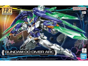  Сборная модель Gunpla. Bandai - HGBM Gundam 00 Diver Arc, 1/144, 65720 цена и информация | Конструкторы и кубики | 220.lv