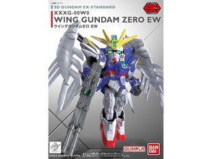  Сборная модель Gunpla. Bandai - SD EX-Standard XXXG-00W0 Wing Gundam Zero EW, 65618 цена и информация | Конструкторы и кубики | 220.lv
