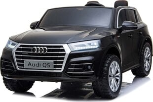 Детский электромобиль двухместный Audi Q5, черный цена и информация | Электромобили для детей | 220.lv