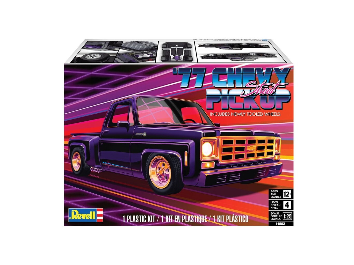 Modelis Revell 76 Chevy Squarebody Street Truck, 1/25, 14552 cena un informācija | Konstruktori | 220.lv