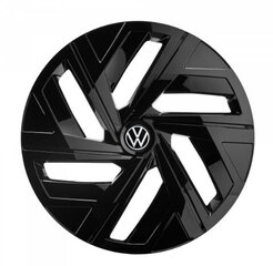 VW riteņu apdares gredzeni tīri balti/melni11A601147EZKC oriģināls cena un informācija | Auto piederumi | 220.lv