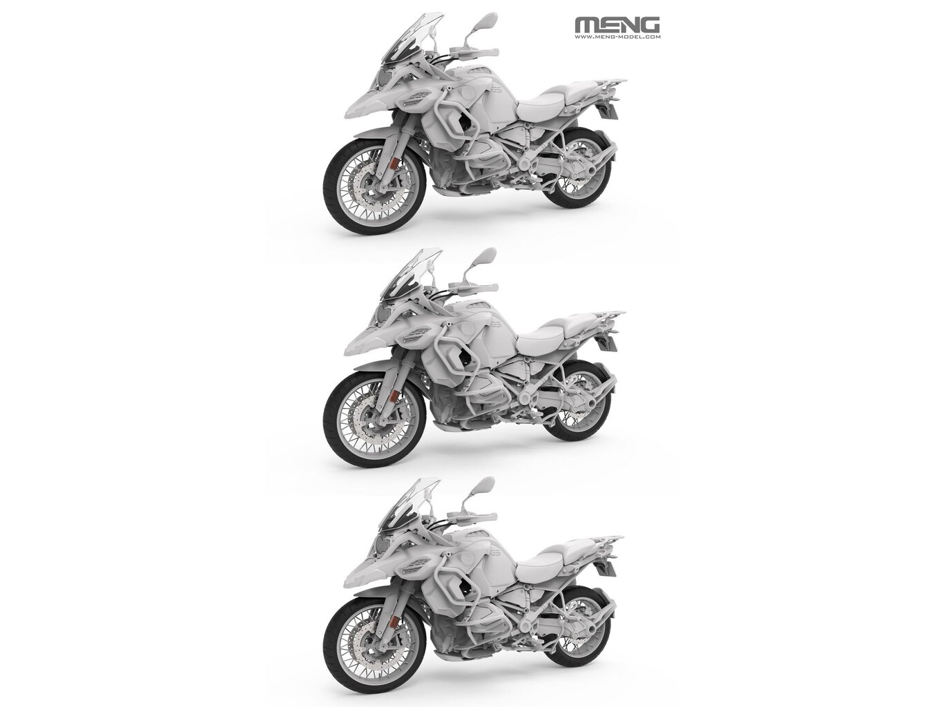 Modelis Meng Model BMW R 1250 GS ADV, 1/9, MT-005 cena un informācija | Konstruktori | 220.lv