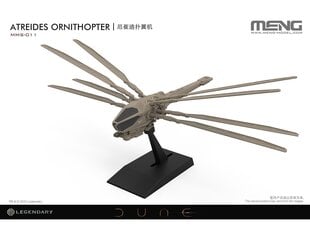 Сборная пластиковая модель. Meng Model - Dune Atreides Ornithopter (Размах крыльев 173 мм, длина 88 мм), MMS-011 цена и информация | Kонструкторы | 220.lv