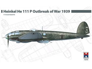 Сборная пластиковая модель. Hobby 2000 - Heinkel He 111 P Outbreak of War 1939, 1/72, 72076 цена и информация | Конструкторы и кубики | 220.lv