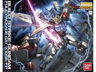 Figūriņa Bandai MG Build Strike Gundam Full Package GAT-X105B/FP, 1/100, 66135 цена и информация | Конструкторы и кубики | 220.lv